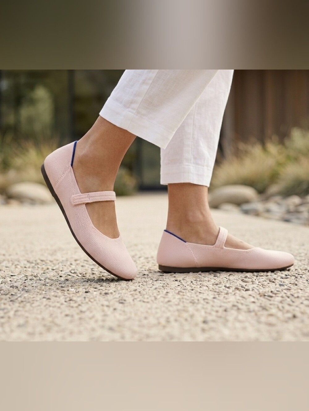 Rothy's The Square Mary Jane Flats Pink Size 8 W8